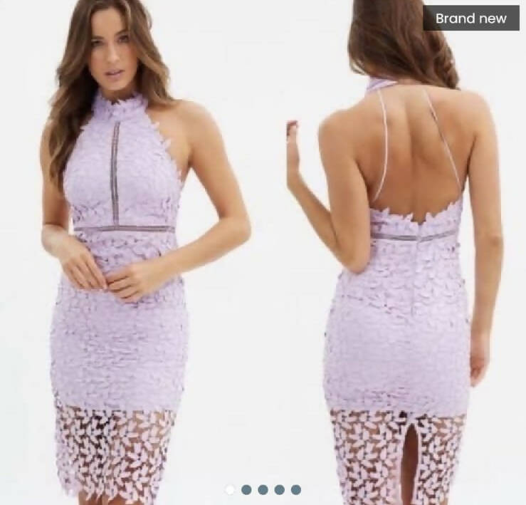 Lace Lilac Dress Size S/M