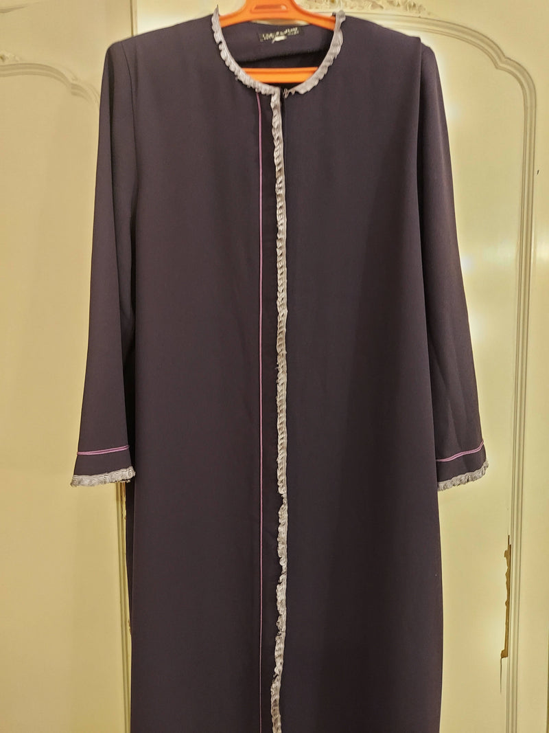 Dark Purple Abaya Size L