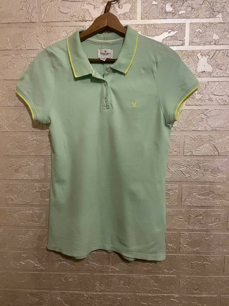 American eagle polo shirt size large