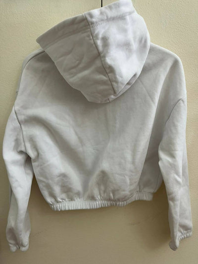 Zara White Hoodie Size M