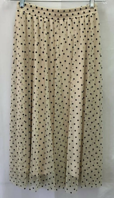 H&M Creme Polka Dot Tulle Skirt *As New* Size XS