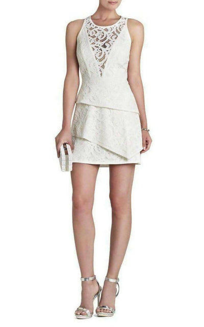 BCBGmaxazria White Dress Size 4