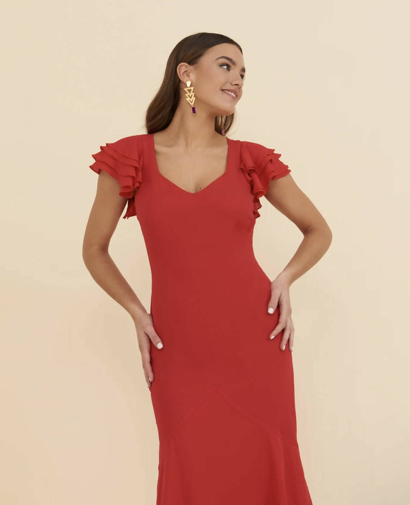 Red dress Size: L