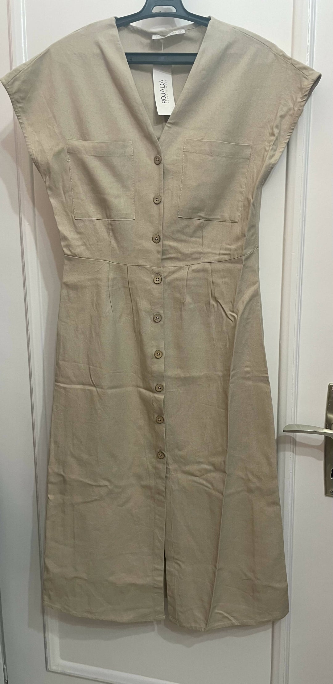 Rojada Beige Dress Size: S NEW With Tag