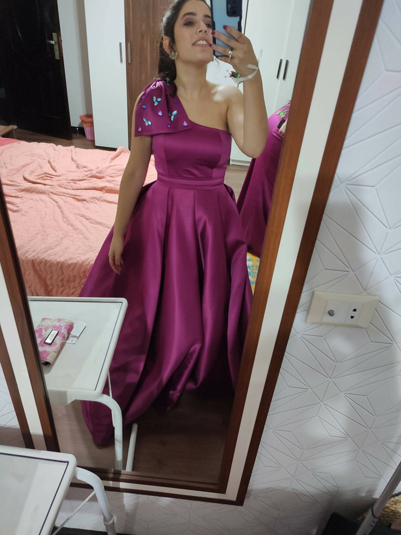 Fuschia/Magenta Dress Size M