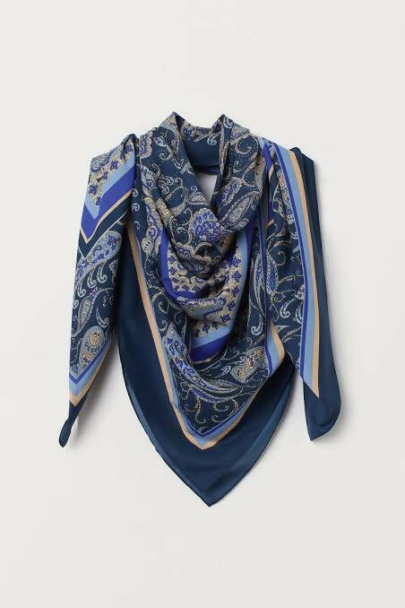 H&m patterned scarf from Germany