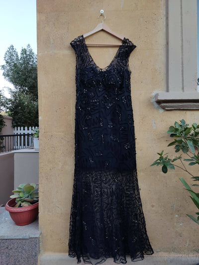 Black Soiree Dress Size 2XL (WORN ONCE)