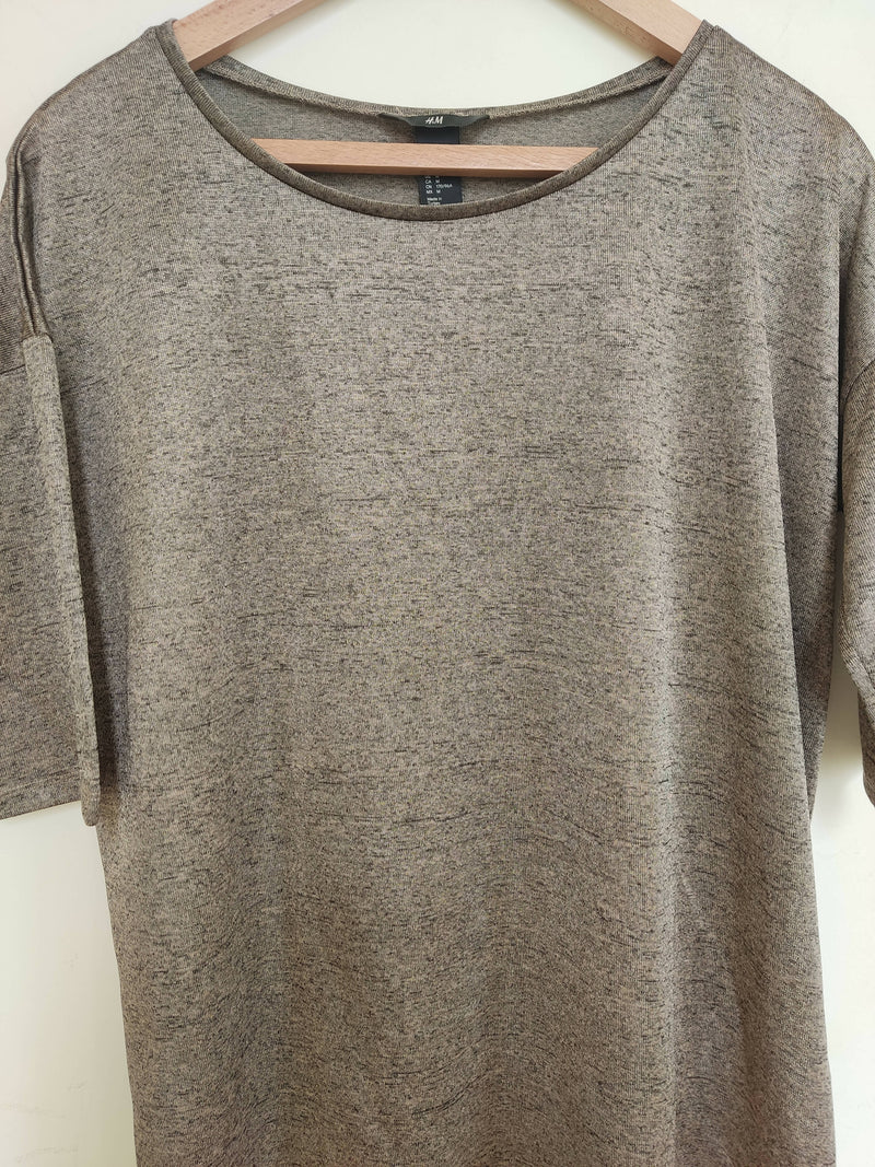 H&M Half Sleeves Oxide Top Size M