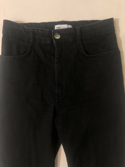 Zara Black Denim Size 38