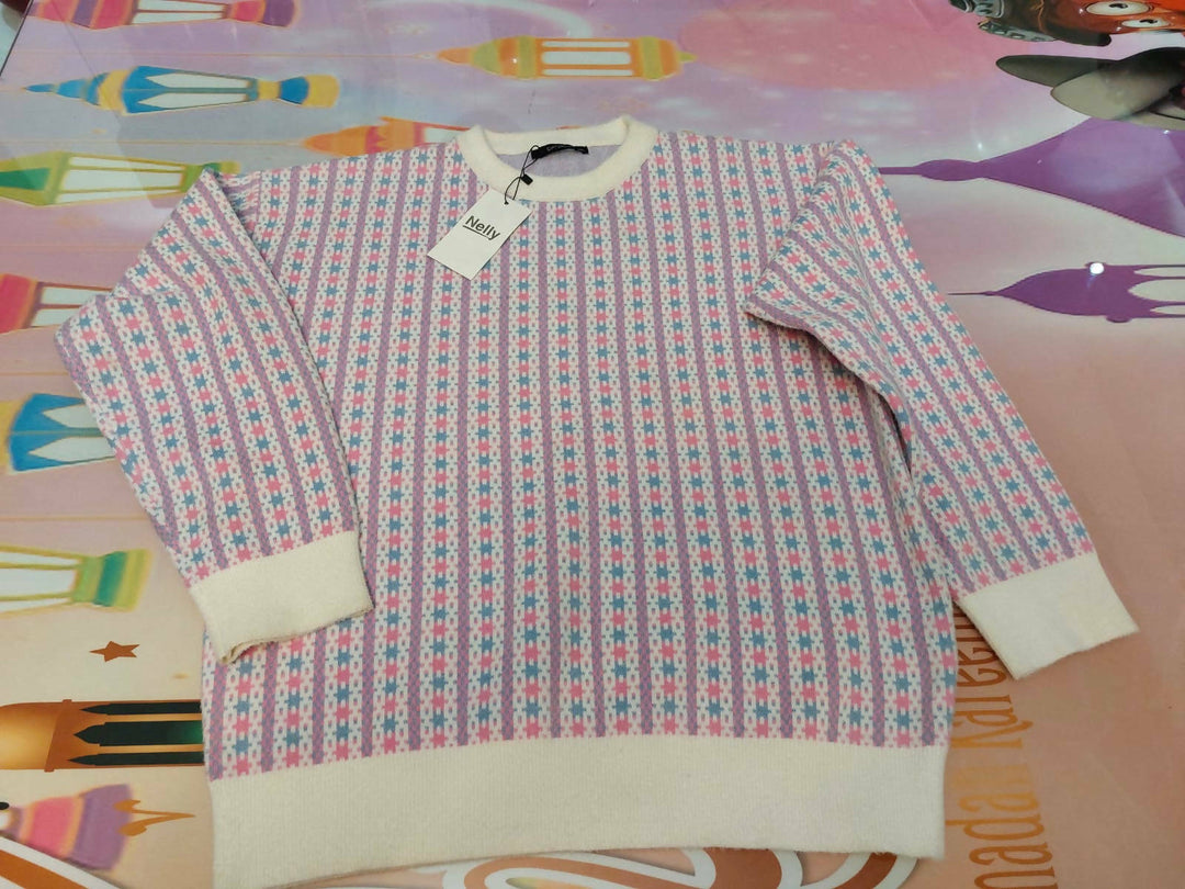 Nelly Colorful Pullover Size: L/XL NEW WITH TAG