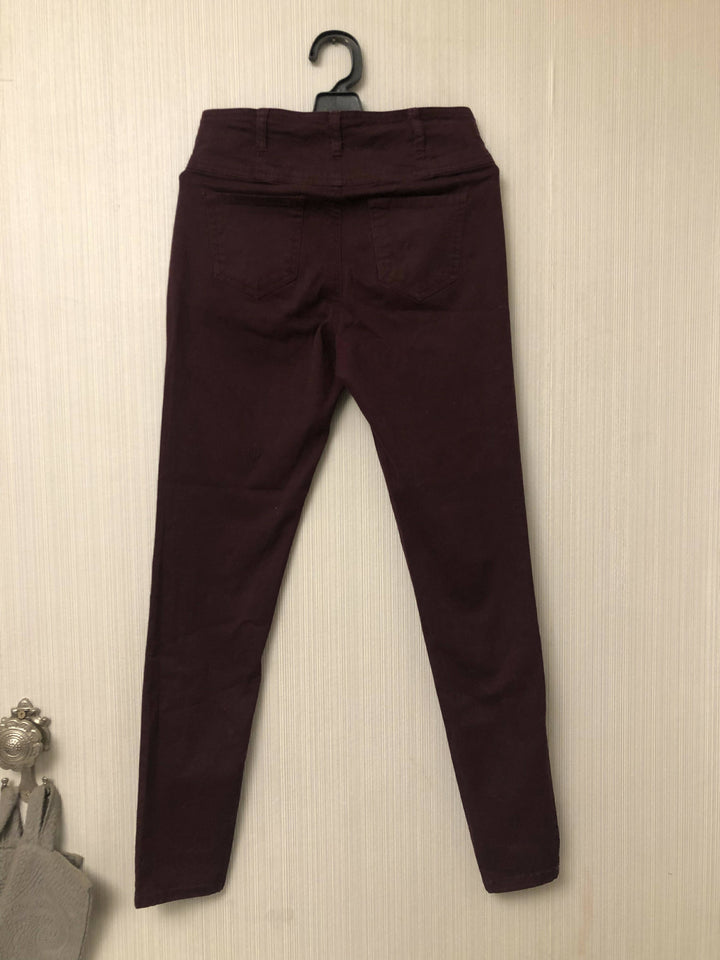 Terranova dark red skinny pants Size: M