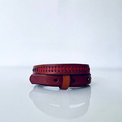 Leather Bracelet Stack - Adjustable