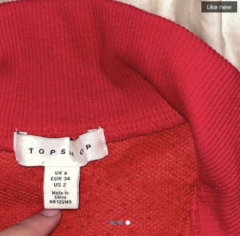 TopShop Red Sweater