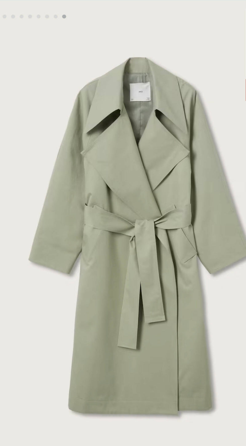 Mango Trench Coat Size S