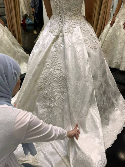 Handmade Wedding Dress Up to 85Kilos