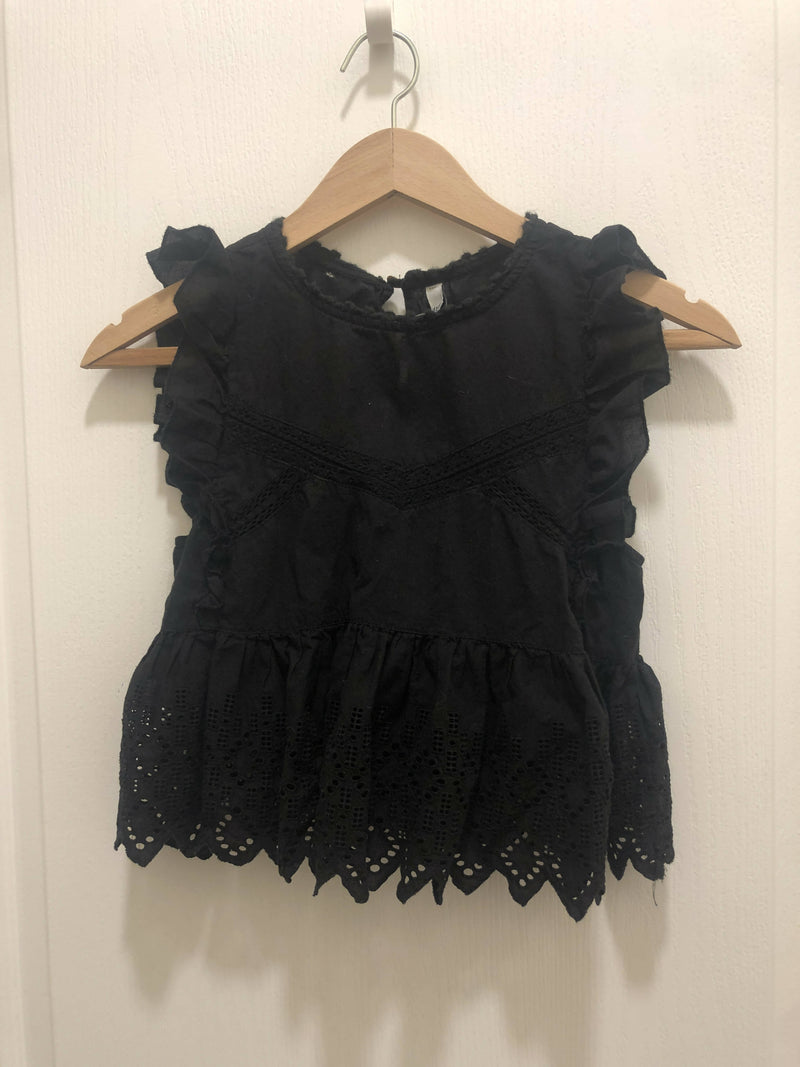 XS Black Zara Cute Top