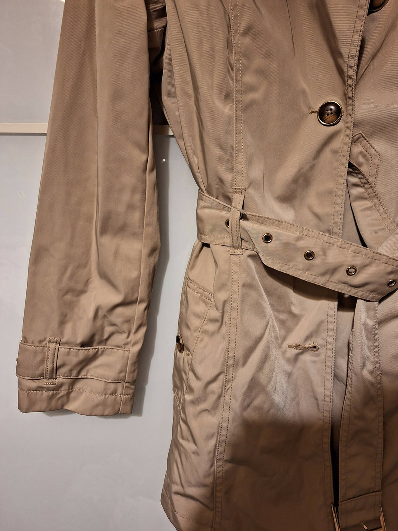 LCW Beige Trench Coat Size: S/M