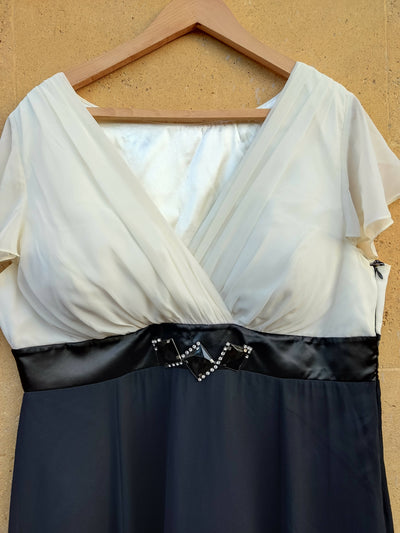 Allure B&W Soiree Dress Size XL