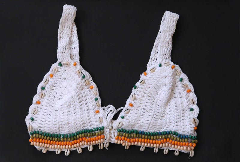 New Handmade Crochet Bikini Top Size: XS/S