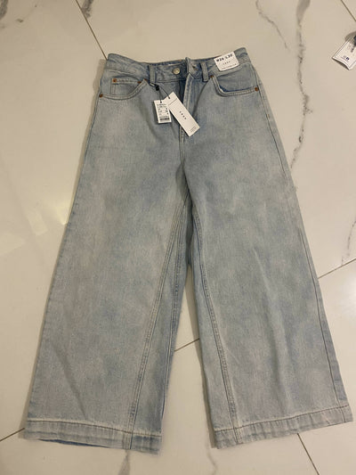 NEW Top Shop Cropped wide leg jeans Size: EU 36