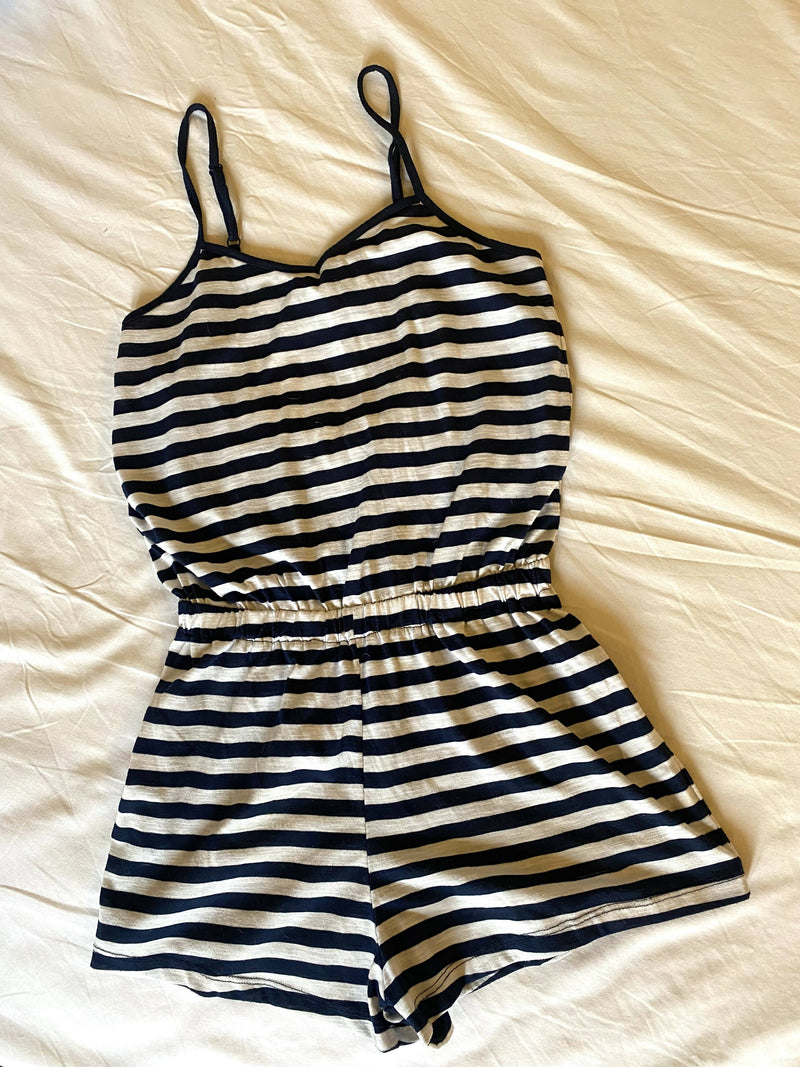 Stripped Romper Shorts Size: XS/S