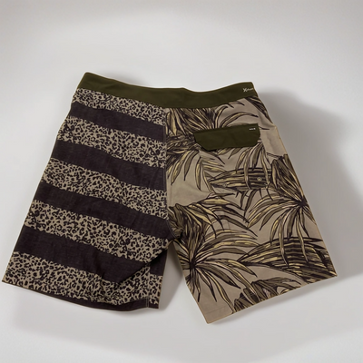 Hurley Phantom Tropical Animal Print Swim Board Shorts Size 32