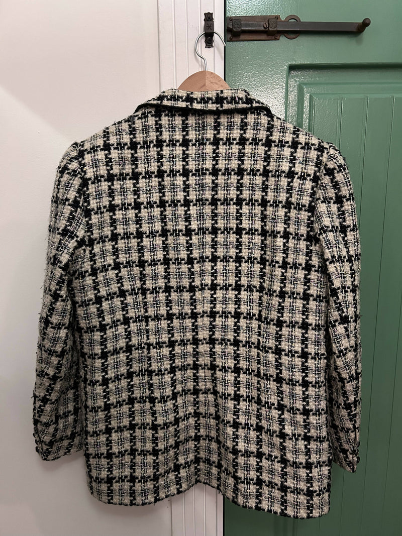 Vintage Classic Checkered Jacket Size M