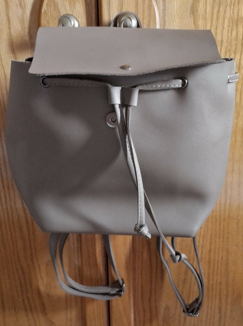 Brand New RAViN Leather Backpack Taupe Color