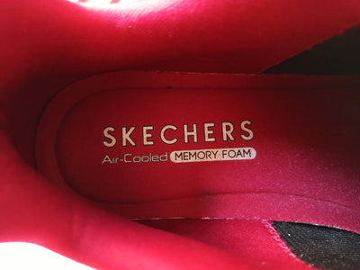 Red Skechers Air-Cooled Memory Foam Size:38.5