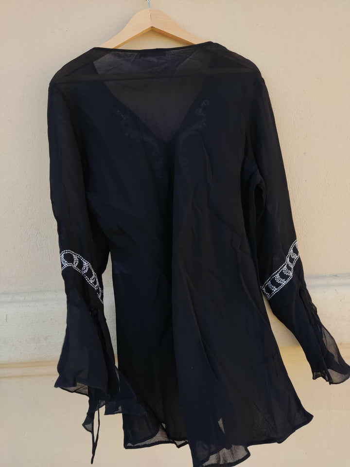 Jeff Banks Black Blouse Size 22