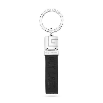 Guy Laroche Charlie keyring for men black leather