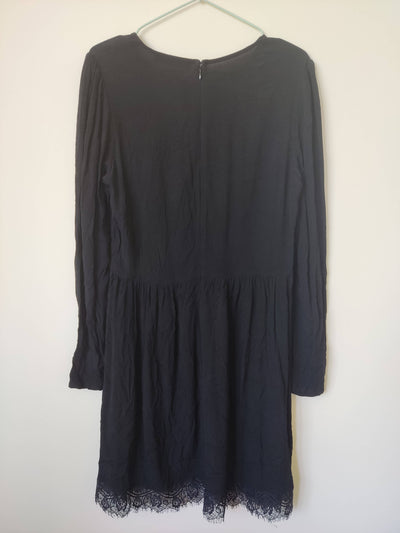 Large Black Midi Dress