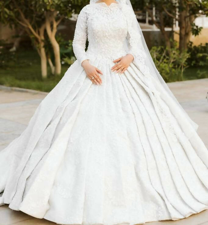 Wedding Dress Sally Omar Design Fits 50-65KG