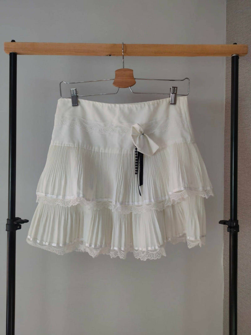 Cute White Skirt Size M