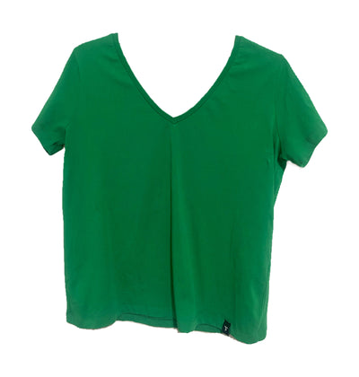 Green V-Neck Top Size: S/M