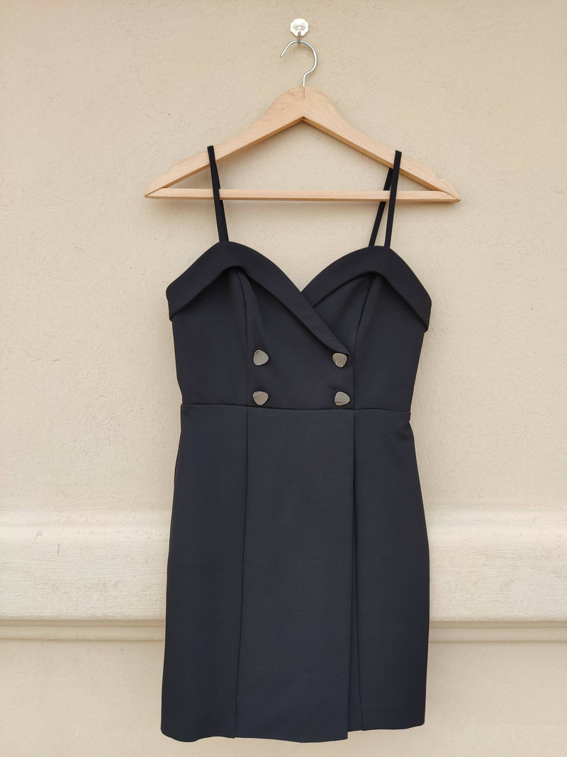 Black Top Shop Formal Dress UK6