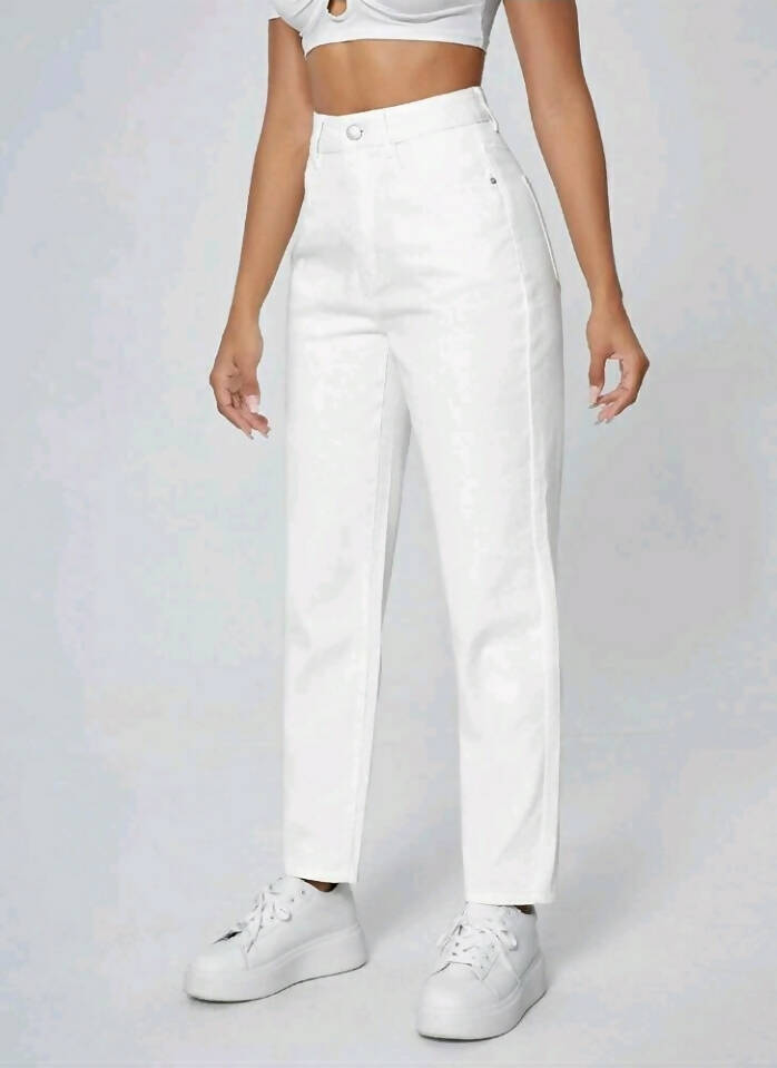 NEW Shein White Jeans Size: S