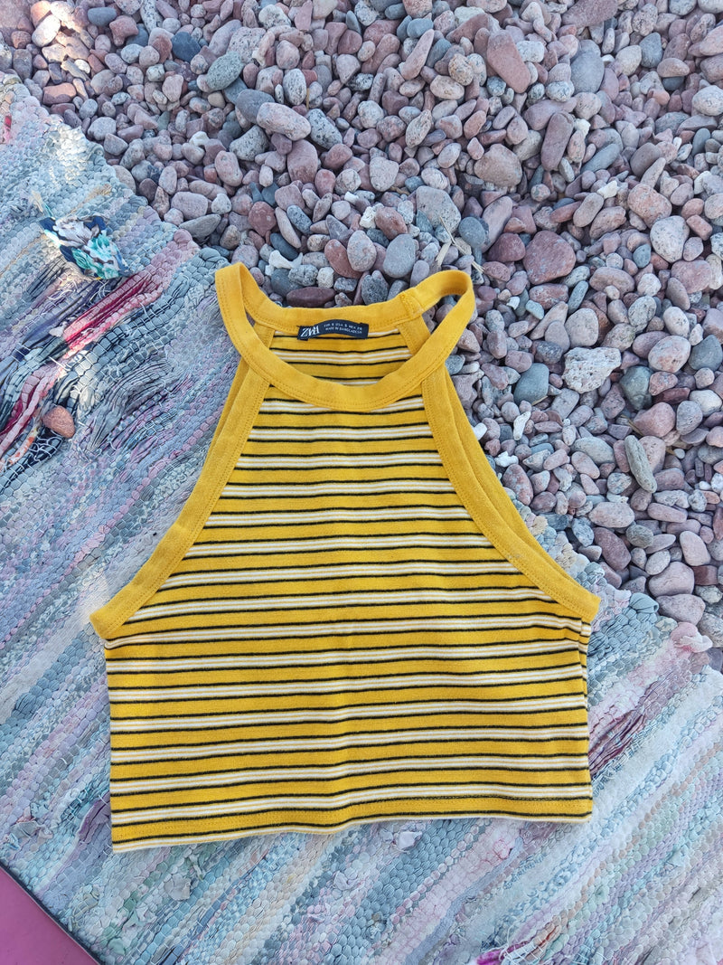 Zara Striped Tank Top Size S