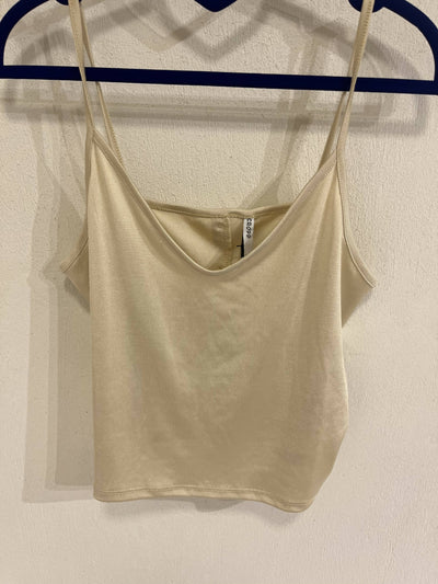 Gold Silk Top Size M from CROPP