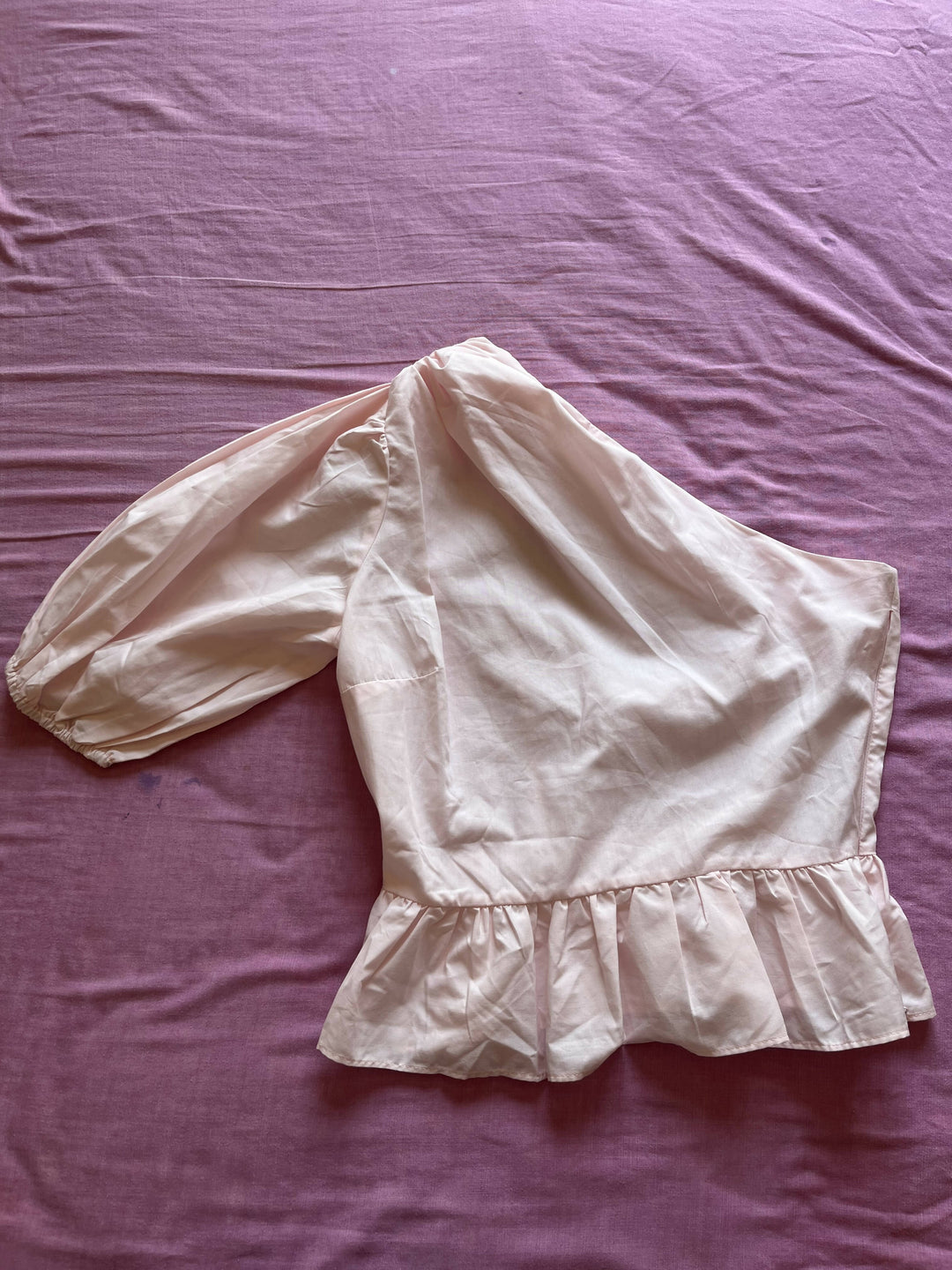 River Island Unsymmetrical Blouse Size: M