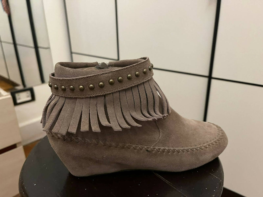 Aldo Camel Wedge Boot Size 38.5