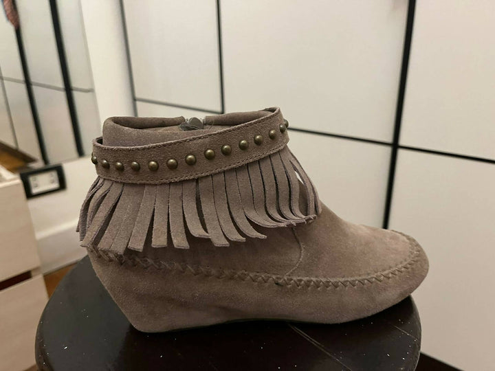 Aldo Camel Wedge Boot Size 38.5
