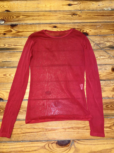 Red Mesh Top Size XS/S