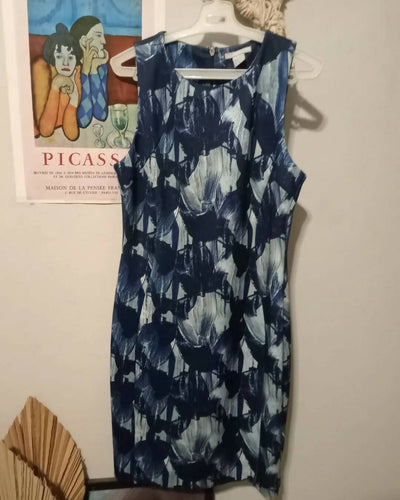 H&M Summer Printed Short Dress Size: M/L