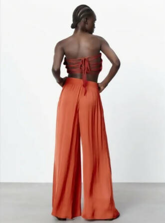 Zara Flowy Wide Pants XS
