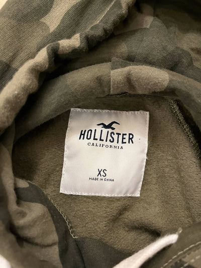 Cropped Army Hollister Hoodie Size S