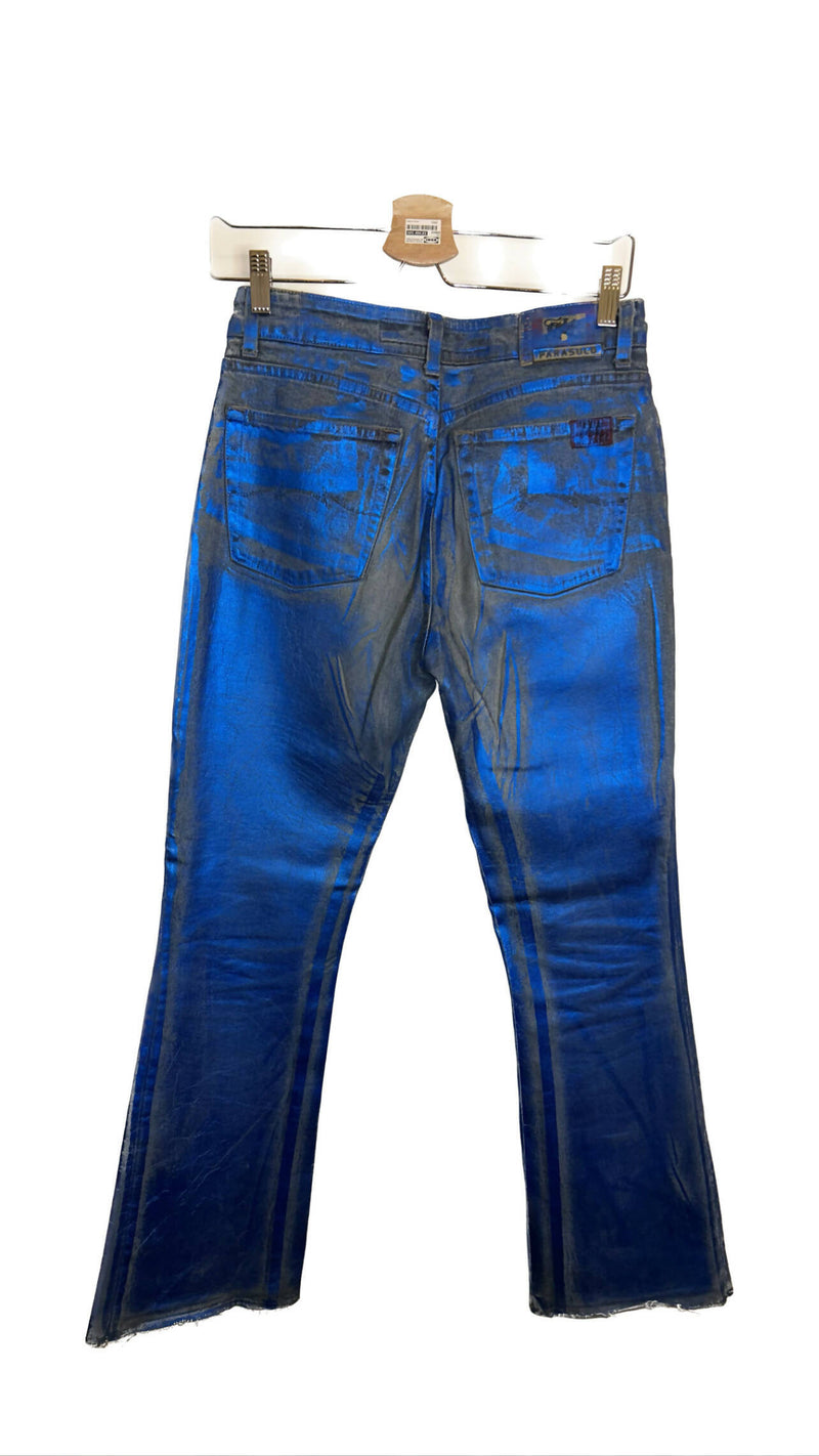 Metallic jeans