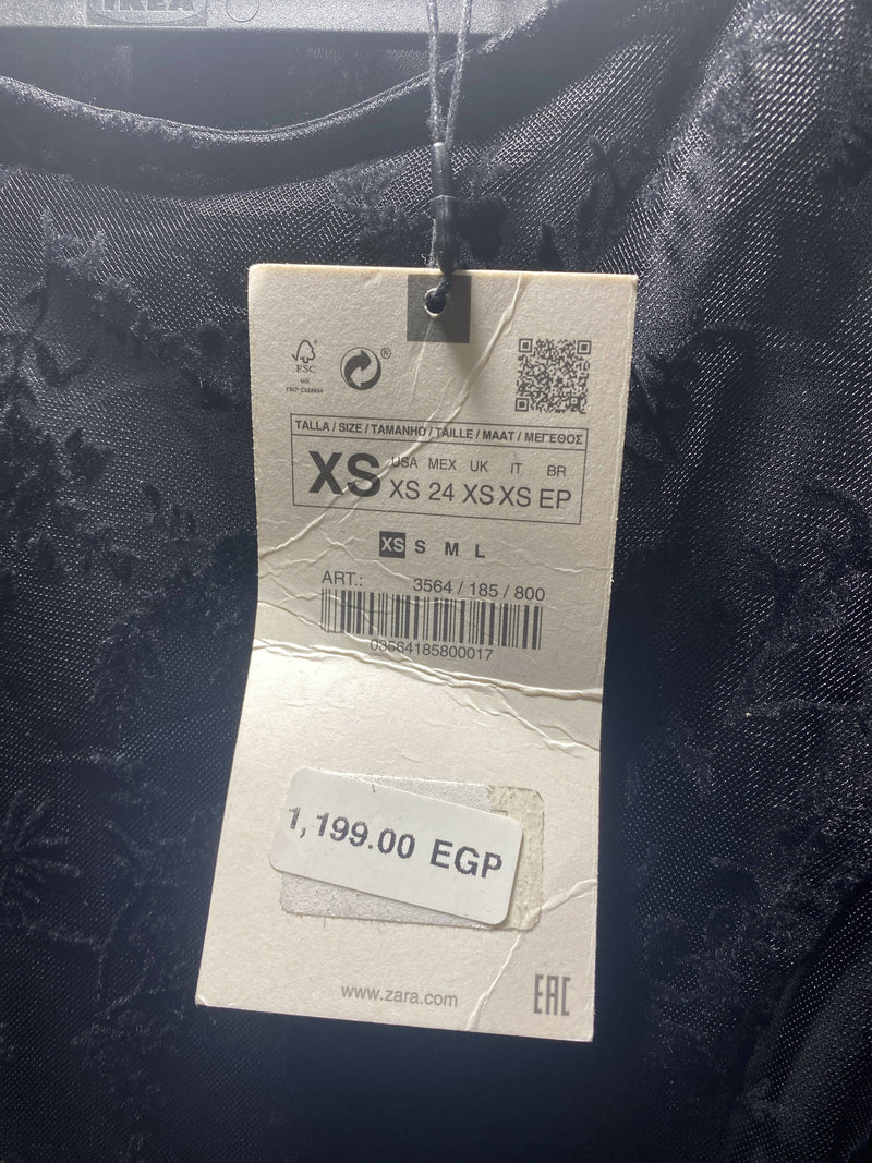 NEW ZARA Short Black Dress Size: XS