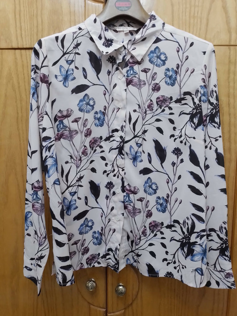 NONI B Floral Shirt Size 12