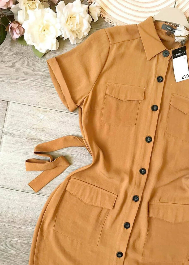 Primark Orange Dress Size S-M